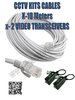 10 METER CABLES AND KITS CCTV
