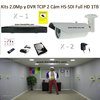 CCTV Kits 2.0 MP y grabador TCIP 2 Cámaras