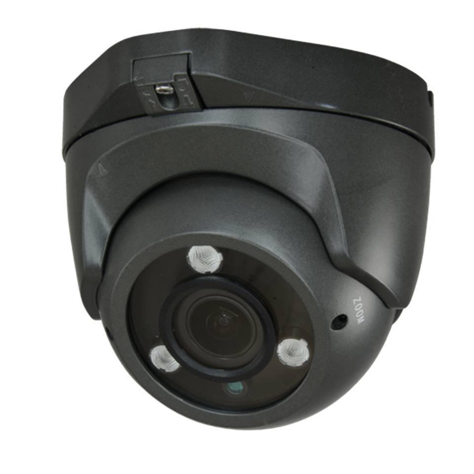 Cámara CCTV Domo 4n1 1080 px SenseUp Varifocal Negra