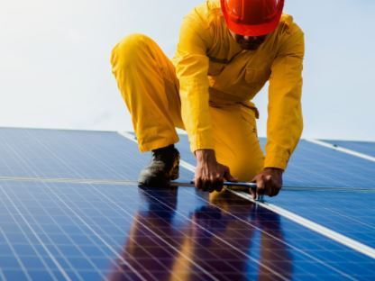 Assembly service solar panel up to 6 kilowatt