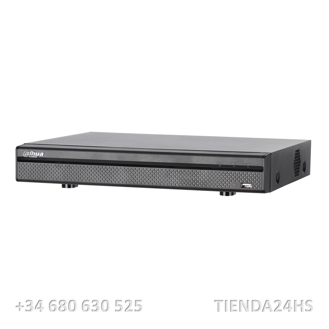 Grabador XVR 16 canales resolución 8MP 1 HDD hasta 8 TB