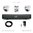 Kit completo registratore 4 canali 2 telecamere IP 2MP HDD 1TB